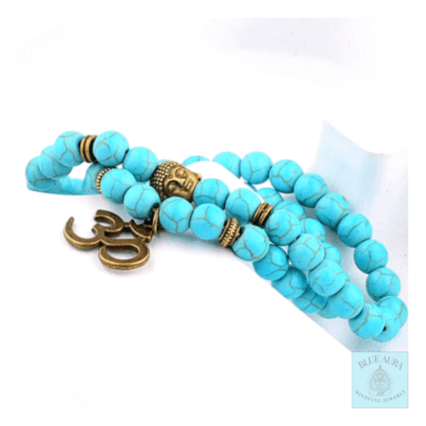 Powerful Agate Ohm Bracelet