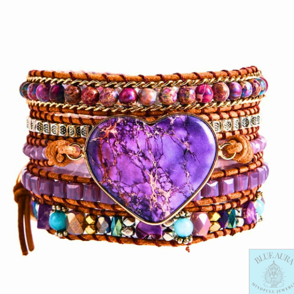 Purple Love Jasper Bracelet